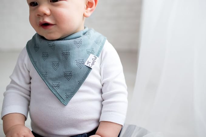 Copper Pearl 6 Pack Soft Cotton Baby Bibs - Image 6