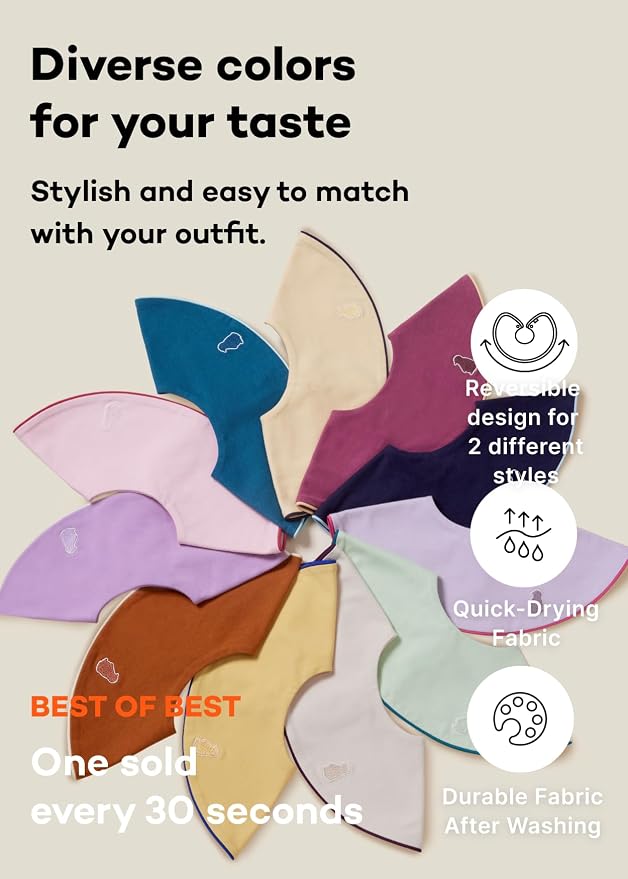 Konny Baby Bibs Set, 360 ​​° Rotate, Soft and Absorbent Bandana Drooling - Image 2