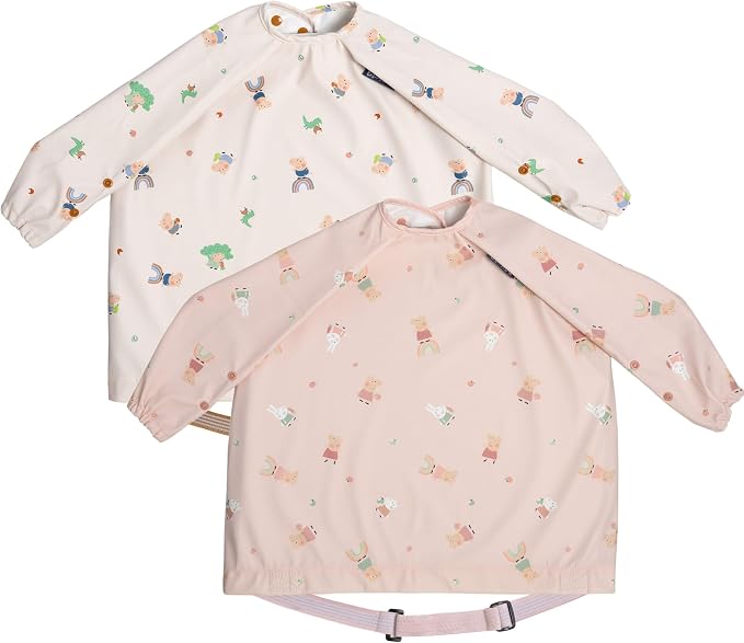 BIBaDO - Long Sleeve Baby Bibs - Babies & Toddlers 6-36 Months - Coverall Baby by BIBaDO