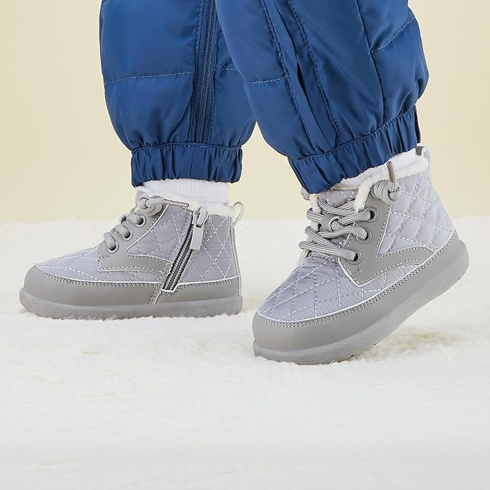 BMCiTYBM Baby Boy Girl Snow Boots Waterproof Winter Warm Booties Nonslip - Image 2