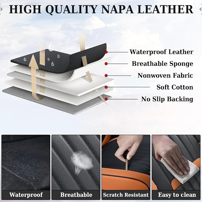 Coverado Car Seat Covers Front, Seat Covers - Image 8