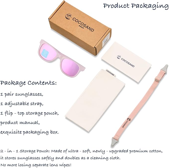 COCOSAND Flexible Baby Sunglasses - Image 2