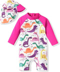 Aalizzwell Baby Girls Long Sleeve One Piece Bathing Suit by Aalizzwell