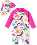 Aalizzwell Baby Girls Long Sleeve One Piece Bathing Suit by Aalizzwell