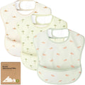 3-Pack Waterproof Baby Bibs for Eating by KeaBabies