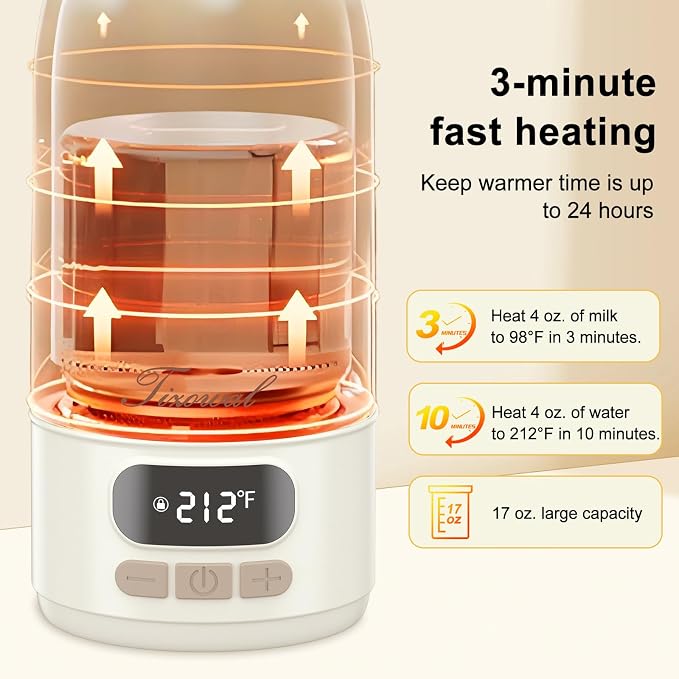 Portable Bottle Warmer for Travel Portable Milk Warmer for Baby Travel - Image 2