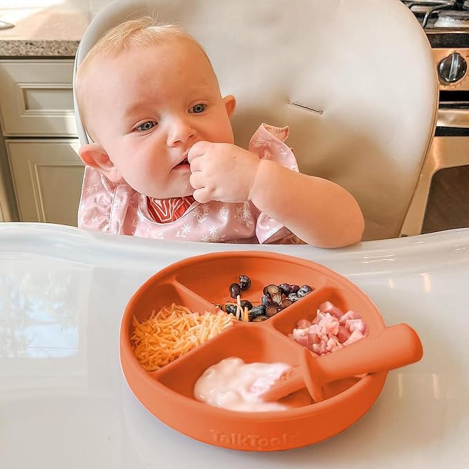 TalkTools Itsy Plate Must-Have Silicone Baby Plates - Image 6