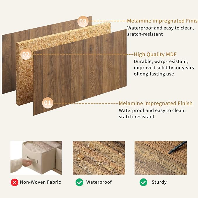 9 Drawer Dresser for Bedroom - Image 7