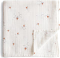 mushie Muslin Baby Swaddle Blanket | 100% Organic Cotton by mushie