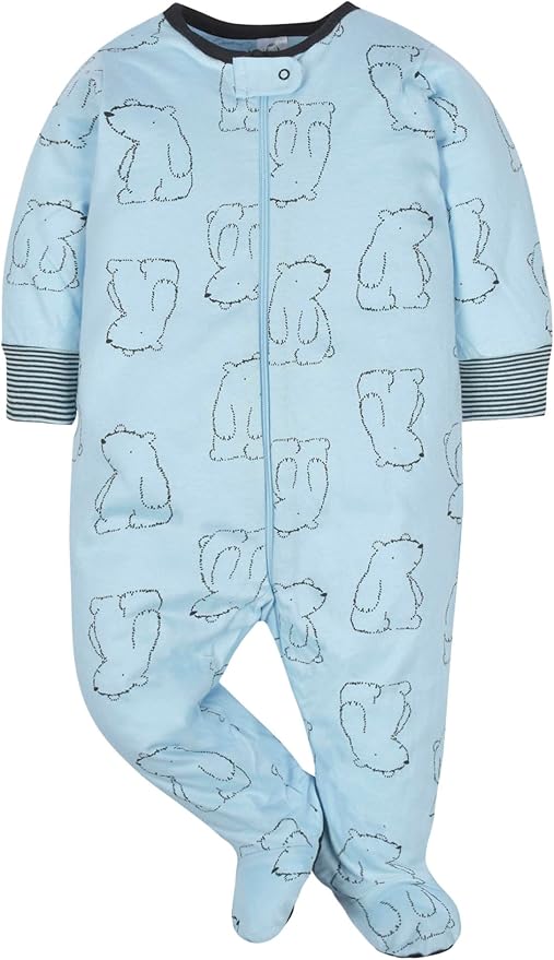 Gerber Baby Boys 4 Pack Sleep 'N Play Footie - Image 4