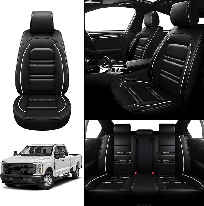 Seat Covers for Ford f250 2011-2025 | 5-Seats Leather Seat Covers - Image 2