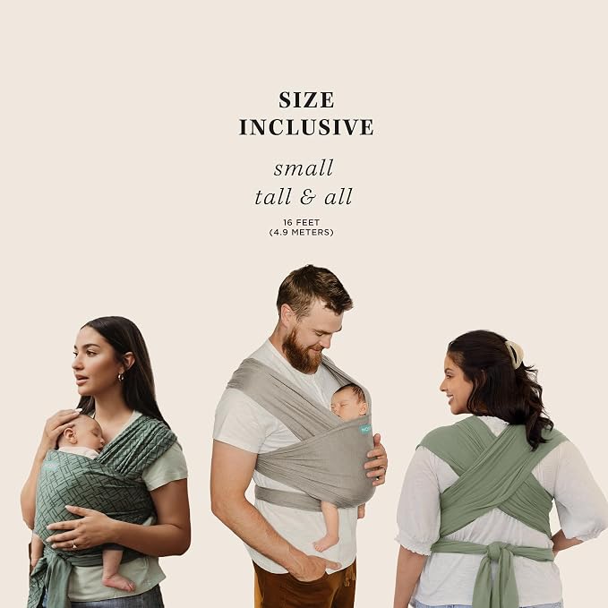 Moby Baby Wrap Carrier Classic for Newborns to Toddlers, Infant Sling Carrier - Image 8