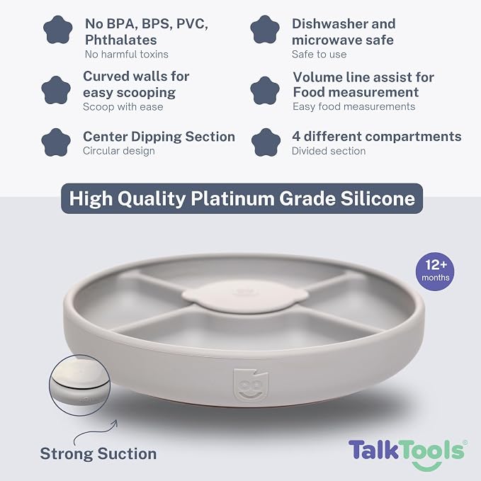TalkTools Bitsy Silicone Baby Suction Plate - Image 2