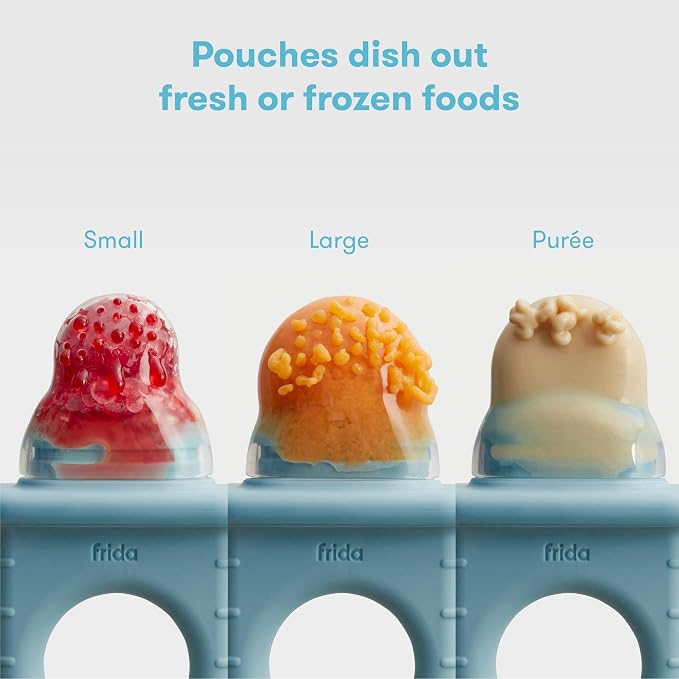 Frida Baby Push Pop Feeder, Baby Fruit Food Feeder to Safely Introduce New Foods - Image 3