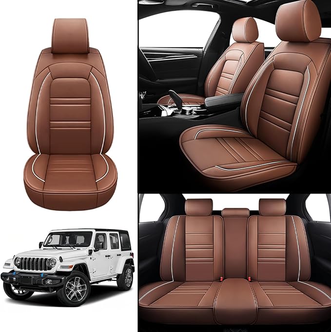 Seat Covers for JP Wrangler 2007-2025 | 5-Seats Leather Seat Covers - Image 2