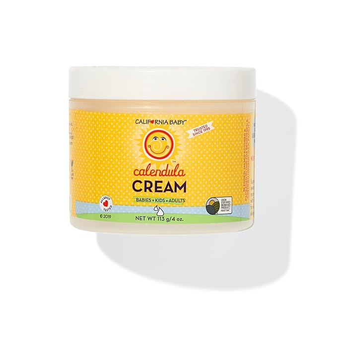 California Baby Calendula Cream | 100% Plant-Based Moisturizer | Lavender Baby by CaliforniaBaby