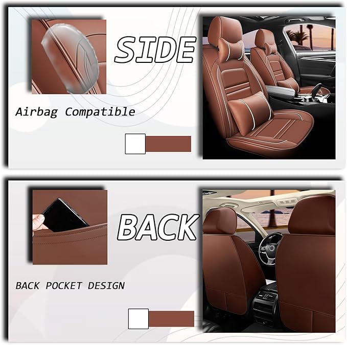 Car Seat Covers for Infiniti fx35 2003-2012 | 5-Seats Seat Covers, Waterproof - Image 6