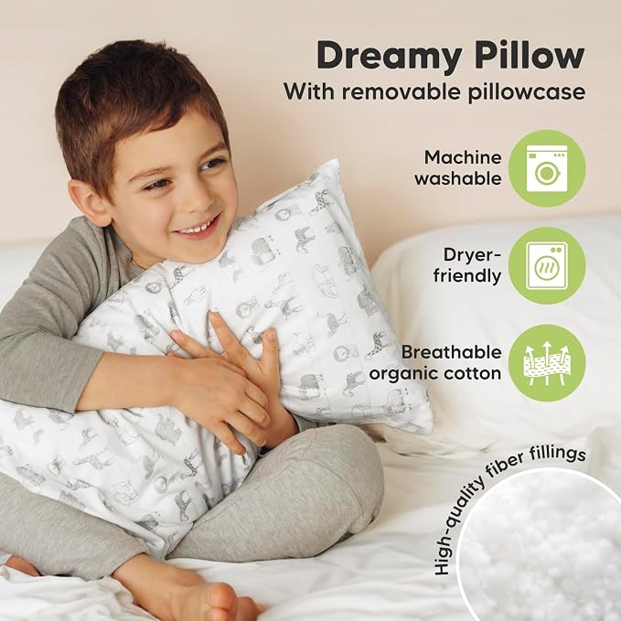 Toddler Pillow with Pillowcase - Image 4