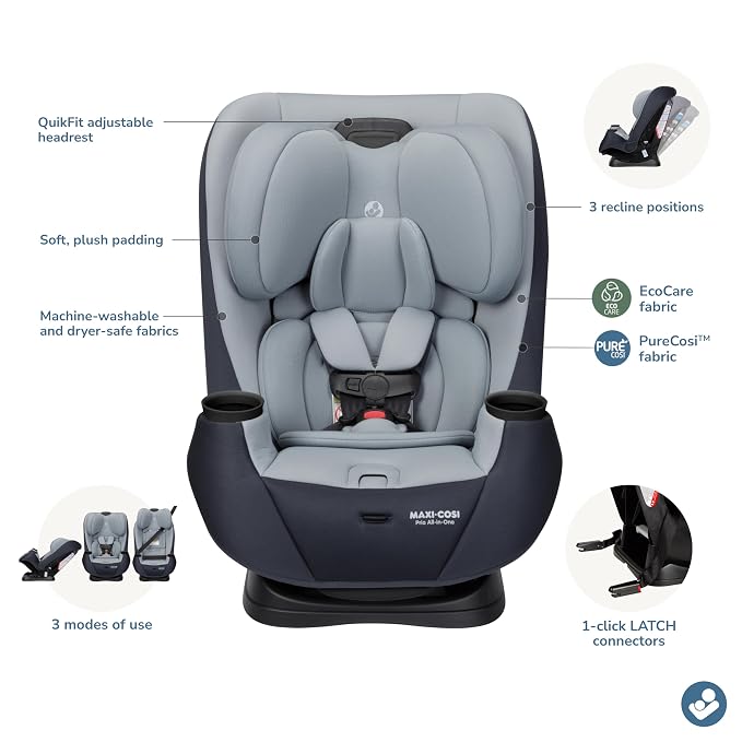 Maxi-COSI Pria All-in-One Convertible Car Seat, Infant to Toddler Car Seat - Image 8