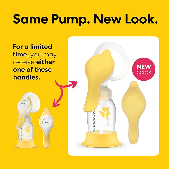 Medela Harmony Manual Breast Pump, Compact Swiss Design - Image 3