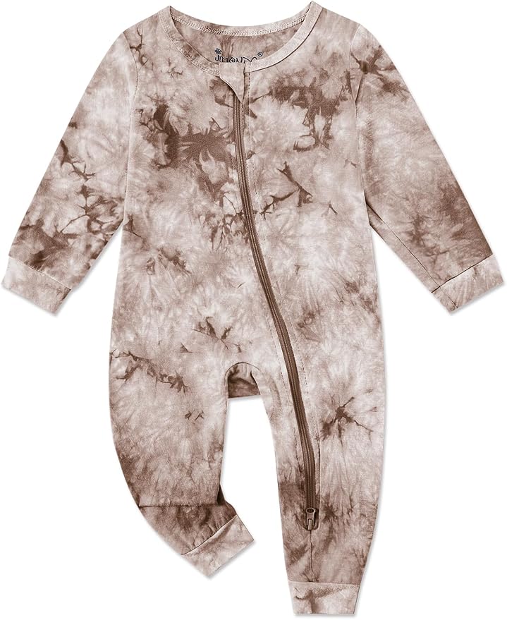 Jimonda Baby Girls Boys Footless Pajamas, Rayon From Bamboo Pjs 2 Way Zipper by JimondaBaby