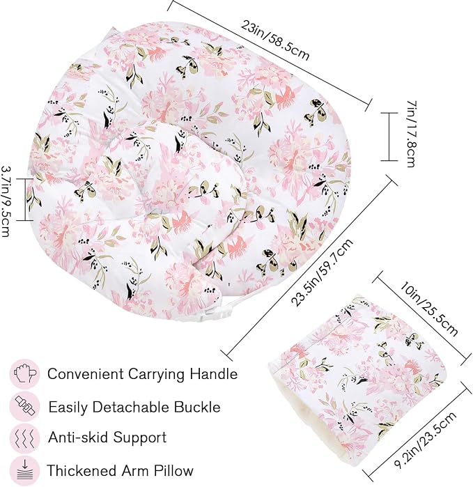 Little Grape Land Nursing Pillow, 3pk Baby Support Pillow - Image 4