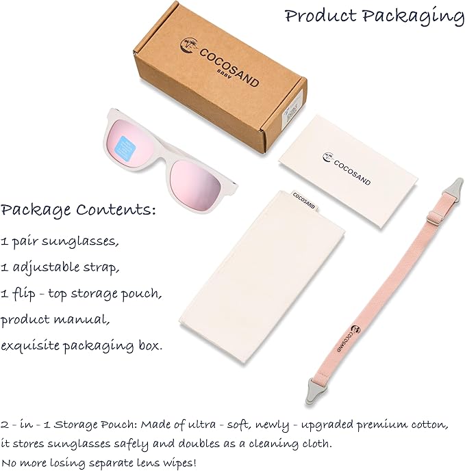 COCOSAND Flexible Baby Sunglasses - Image 2