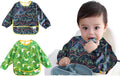 2 Pack Baby Bibs for Boy, Baby Bibs for Eating, Mess Proof Baby Bib, Full by YKVOSAR