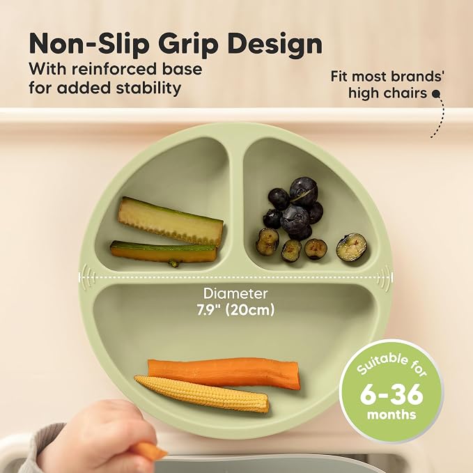 KeaBabies Suction Plates for Baby, Toddler - Image 4