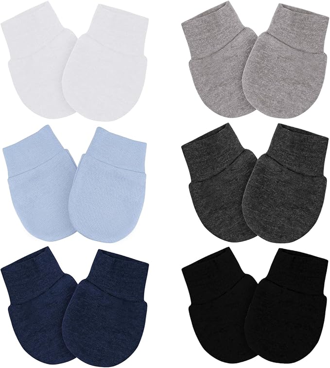 Baby Mittens No Scratch Mittens Infant Soft Gloves Mittens by Yiwafu