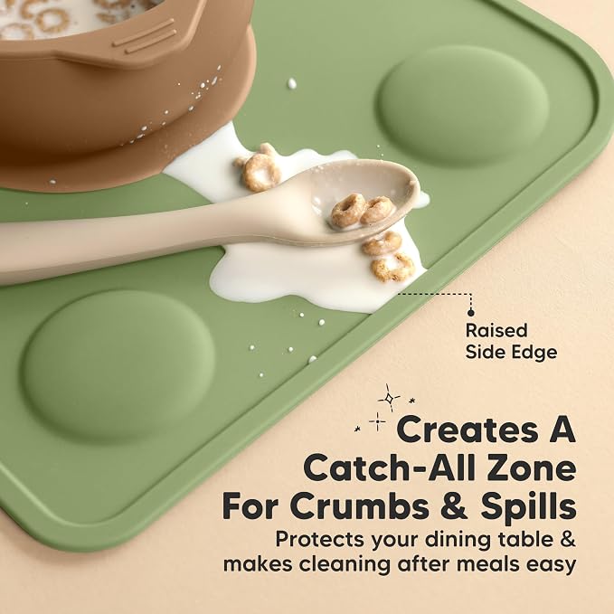 KeaBabies 2-Pack Silicone Placemats - Image 5