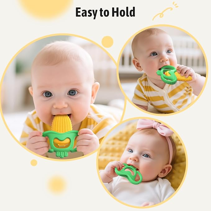 akolik Baby Teething Toys, Baby Frozen Teething Relief, BPA Free Infant Chew - Image 2