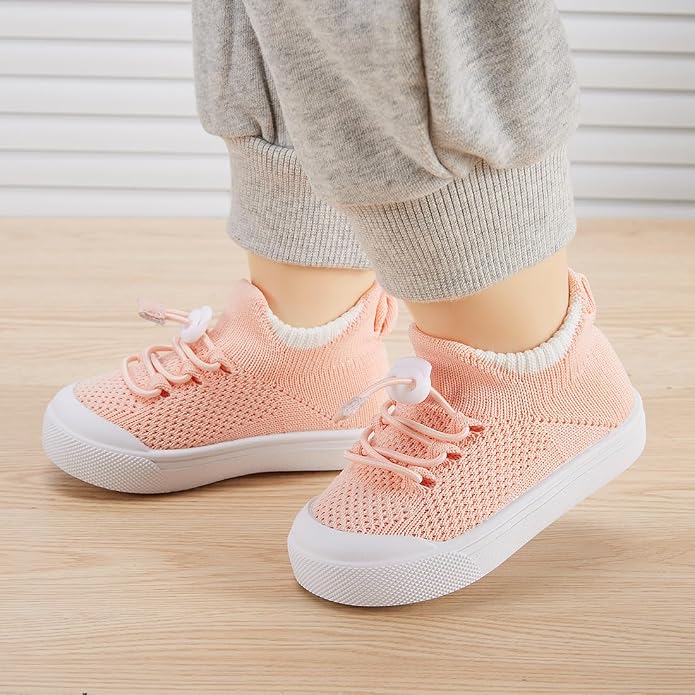 BMCiTYBM Baby Sneakers Girls Boys Lightweight Breathable Mesh First Walkers - Image 2
