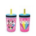 Zak Designs Disney Kelso Tumbler 15 oz Set Leak-Proof Screw-On Lid by ZakDesigns