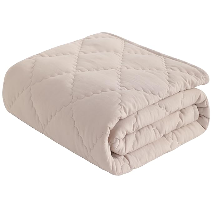 NTBAY Down Alternative Toddler Comforter, Lightweight and Warm Solid Color Baby by NTBAY