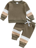 Kuriozud Toddler Baby Boy Fall Winter Clothes Long Sleeve Crewneck Pullover by Kuriozud