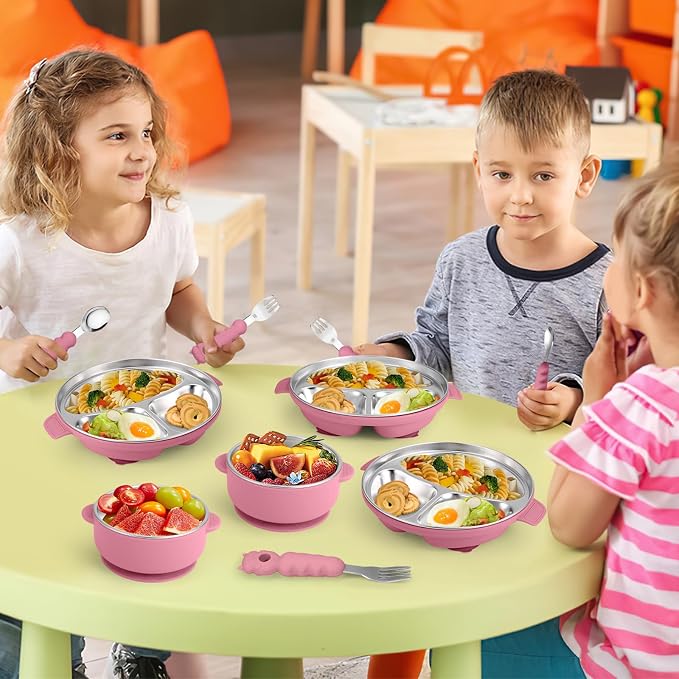 Stainless Steel Baby Plate and Bowl - Image 7