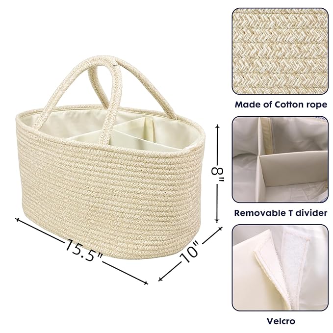 Large Baby Diaper Caddy Organizer - Image 2
