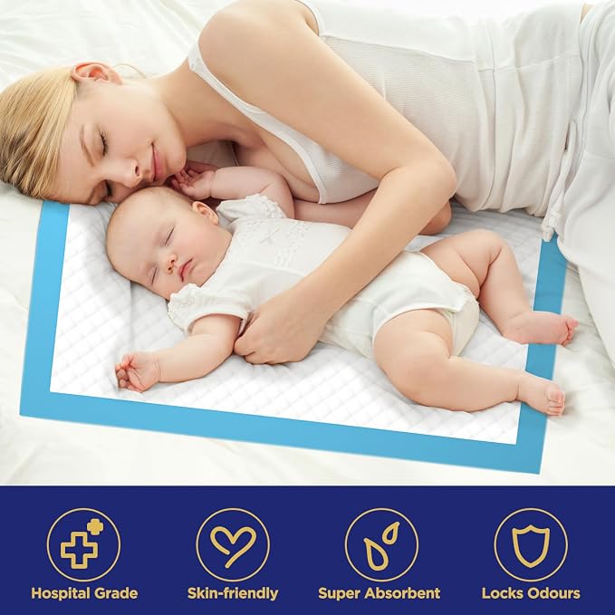 Extra Large Bed Pads for Incontinence Disposable, Leak-Proof Breathable - Image 4