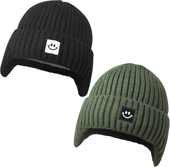 MaxNova 2 Pack Baby Beanie Toddler Winter Hat by MaxNova
