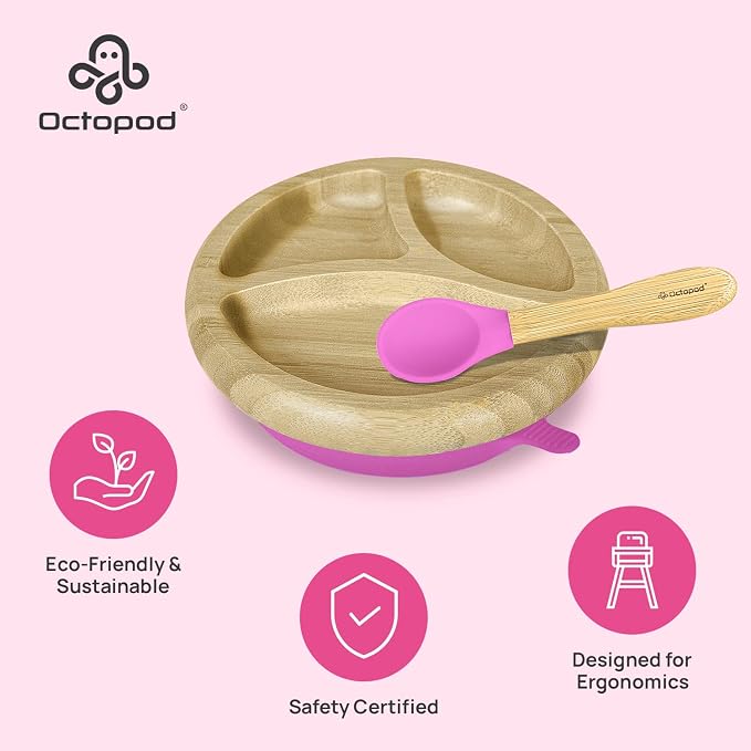 Abiie Octopod Bamboo Dish - Image 3