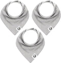 3 Pack Baby Bibs for Boys & Girls | Cotton, Absorbent Drooling & Teething Bib | by GigglyGoose%C2%AE