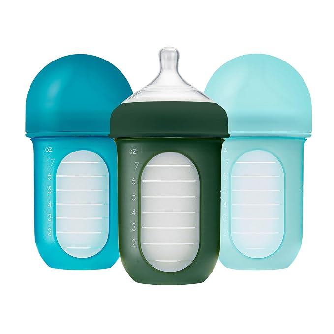 Boon Nursh Reusable Silicone Pouch Baby Bottles by Boon