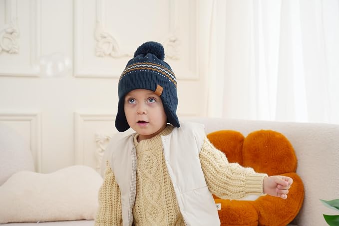 Moon Kitty Baby Boys Hats Toddler Beanies - Image 3