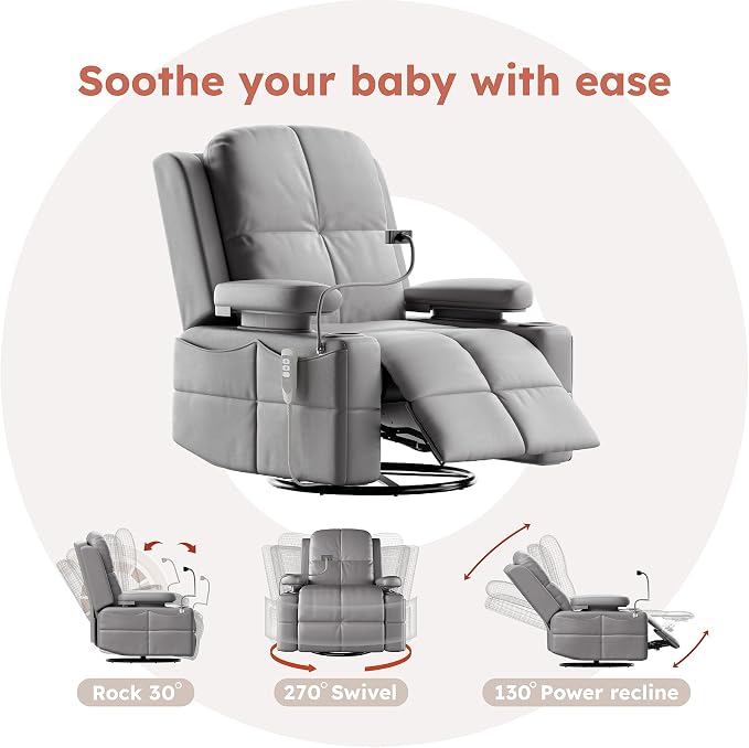 MAMAZING Oversized Rocking Chair Nursery - Image 6