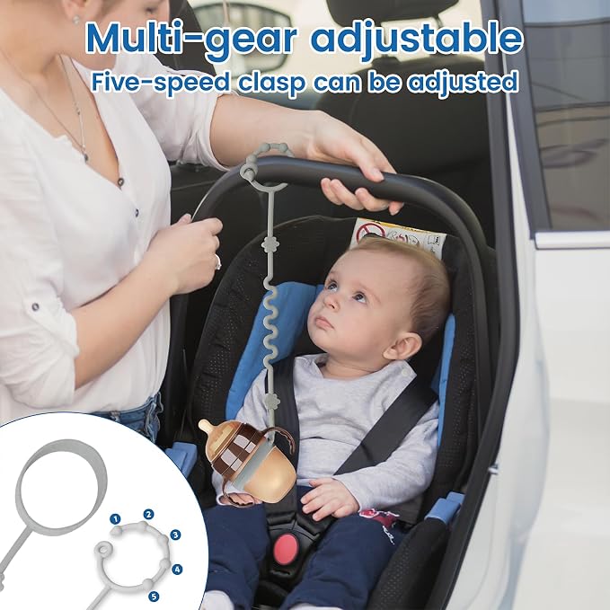 RTMOK Sippy Cup Strap Keep Bottles and Sippy Cups Off The Floor, Sippy Cup - Image 4