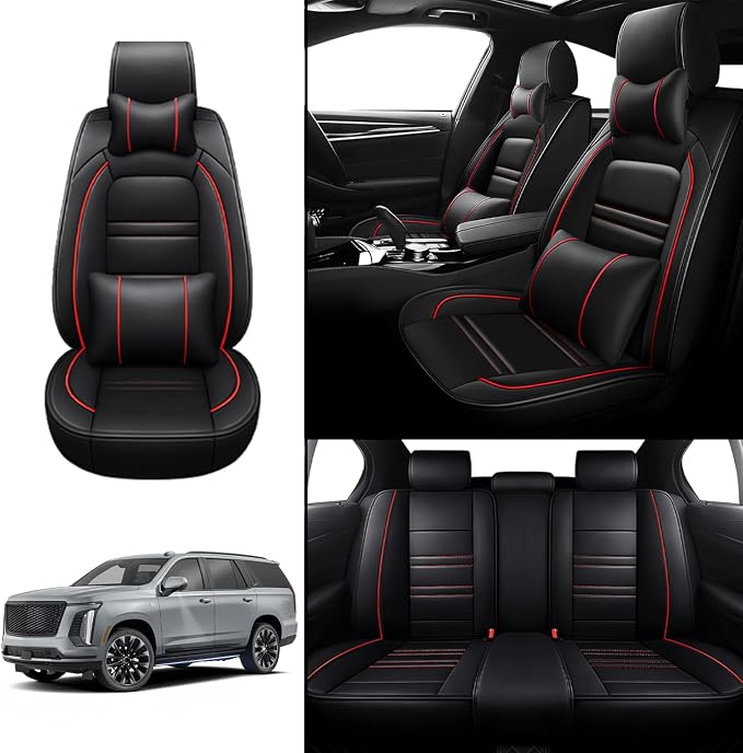 Car Seat Covers for Cadillac Escalade 2000-2025 | 5-Seats Seat Covers, - Image 2