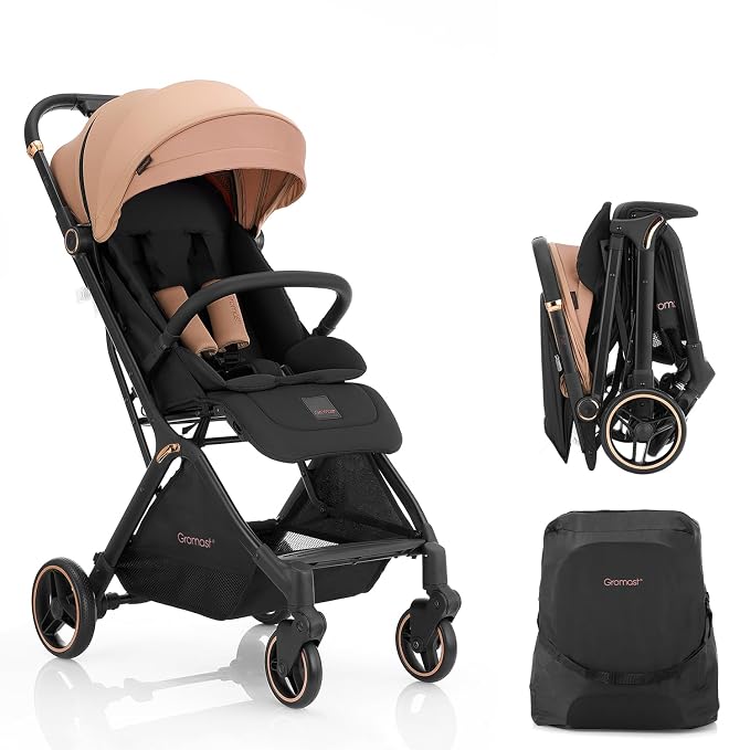 Gravity Folding Baby Stroller by Gromast