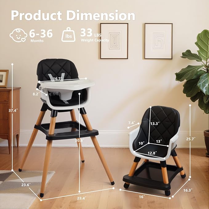 Kinder King 7 in 1 Baby High Chair - Image 7