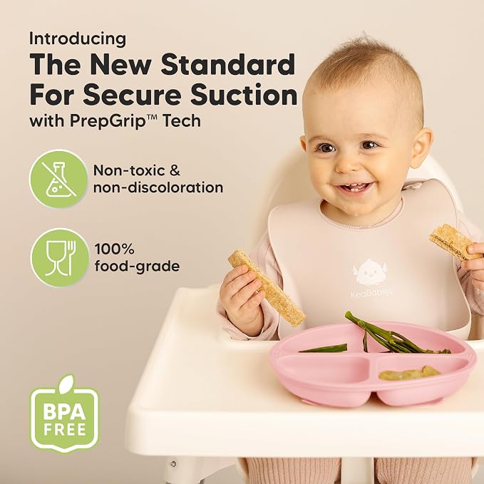 KeaBabies Suction Plates for Baby, Toddler - Image 2